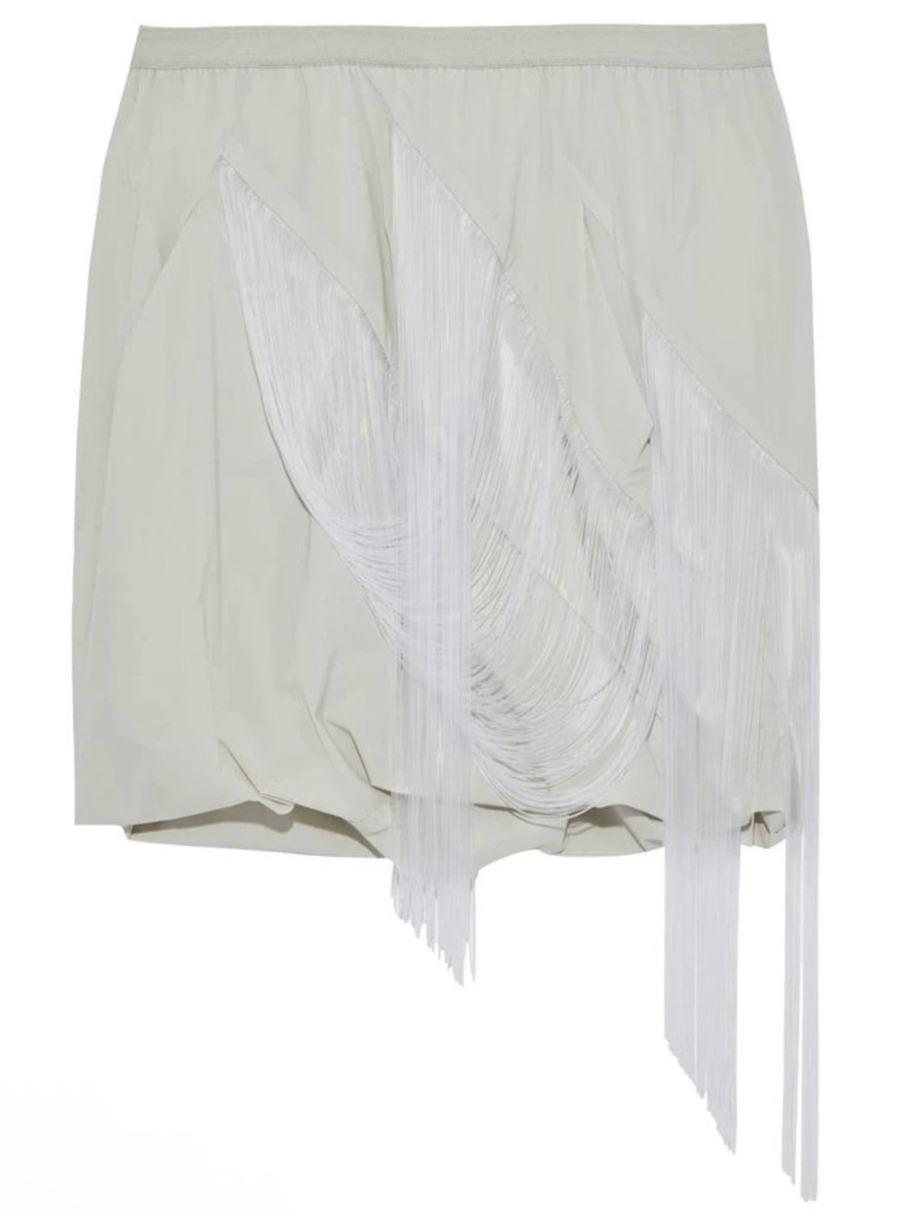 Rick Owens Cream Shorts White Fringe Detailing SS 19 Small 38 New wirh Tags Rare - Picture 3 of 8